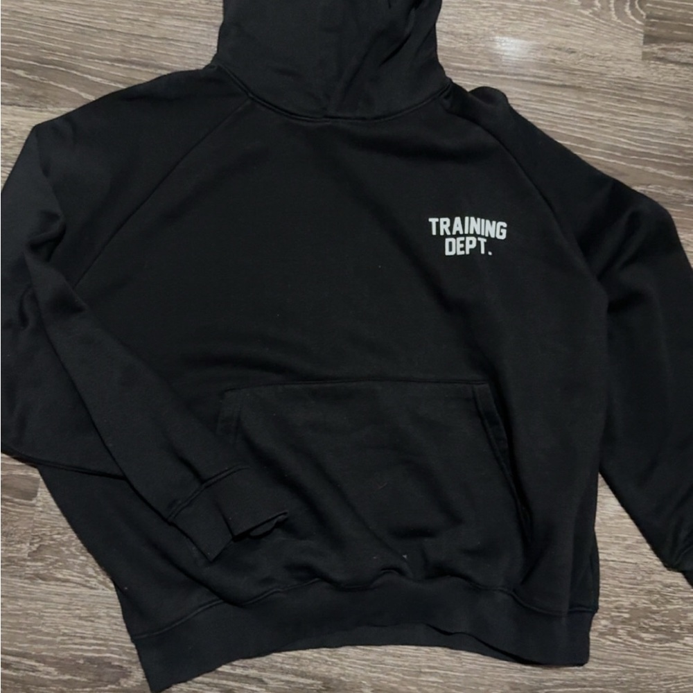 Black Hoodie with Training Dept. Print